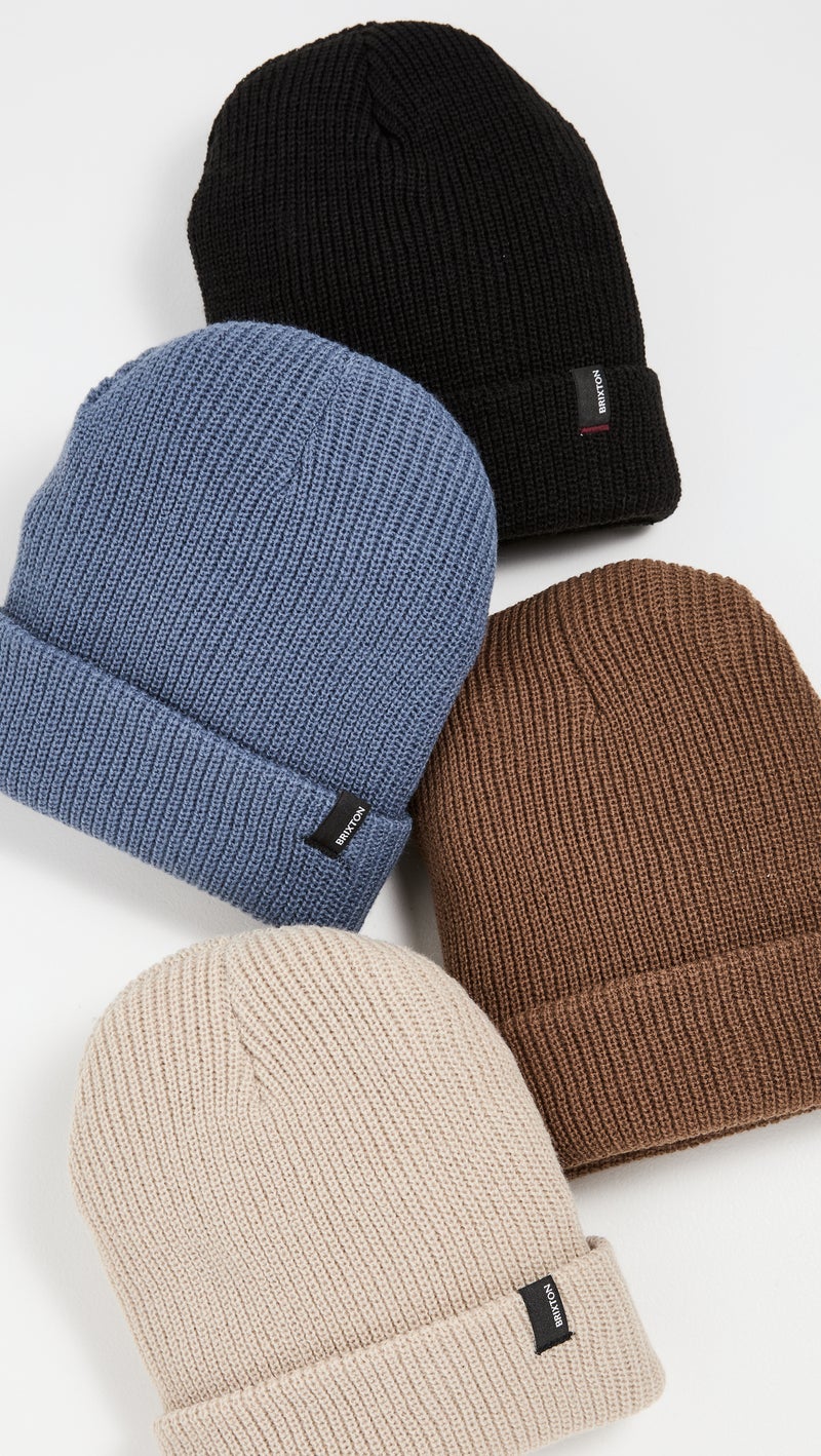Brixton Unisex Heist Beanie Black â€“ with Rib-Knit Construction - Image 4